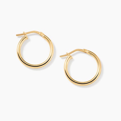 Cr&eacute;oles Verania Argent Dor&eacute; A L'Or 750/1000 - Cr&eacute;oles Femme | Marc Orian