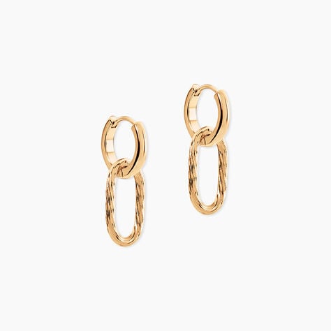 Cr&eacute;oles Joss Plaqu&eacute; Or Dor&eacute; - Cr&eacute;oles Femme | Marc Orian