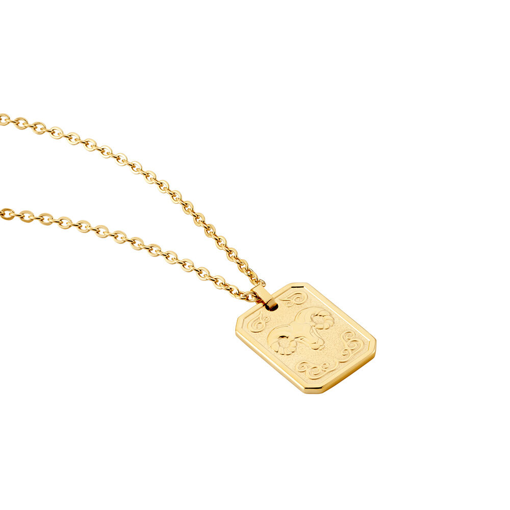 Collier Phebus Him Acier Jaune - Colliers ete Homme | Marc Orian
