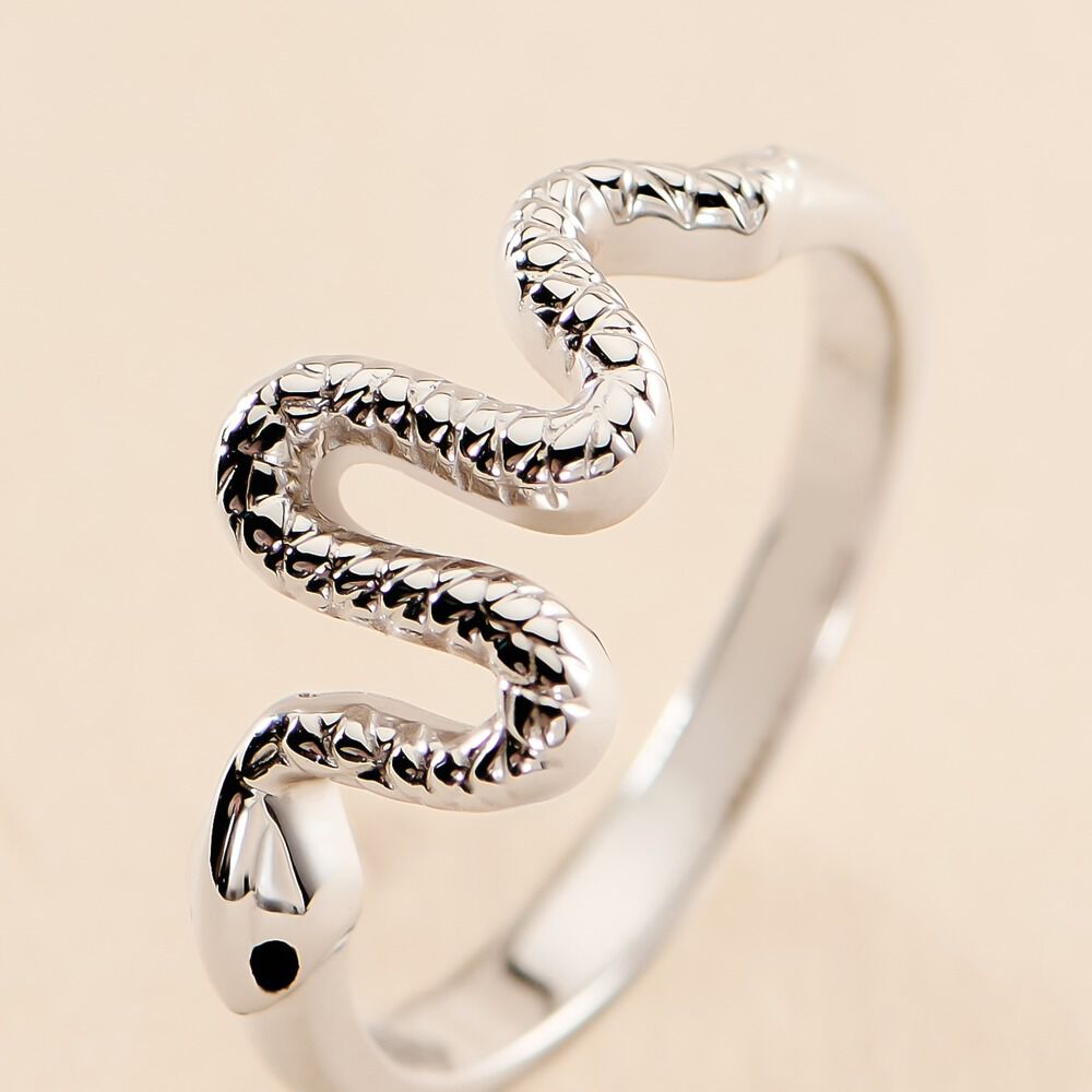 Bague Yoshie Argent Blanc - Bagues Femme | Marc Orian