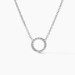 Collier Peytone Argent Blanc - Colliers fantaisie Femme | Marc Orian