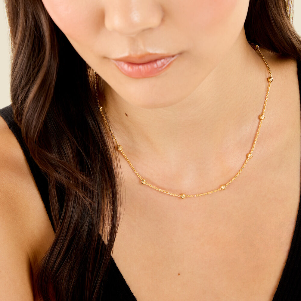 Collier Cyrianne Argent Dor&eacute; A L'Or 750/1000 - Colliers ete Femme | Marc Orian