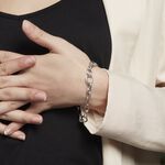 Bracelet Maillons Argent Blanc - Bracelets cha&icirc;nes Femme | Marc Orian