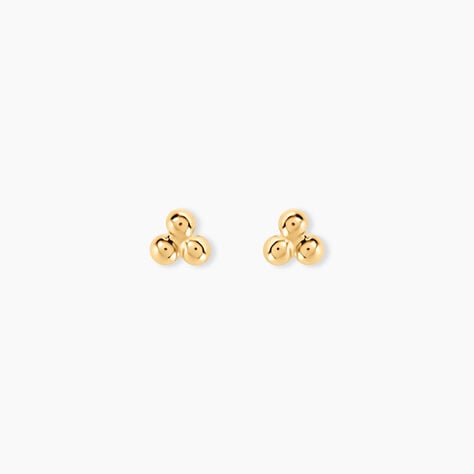 Boucles D'oreilles Puces Glen Or Jaune - Puces Femme | Marc Orian