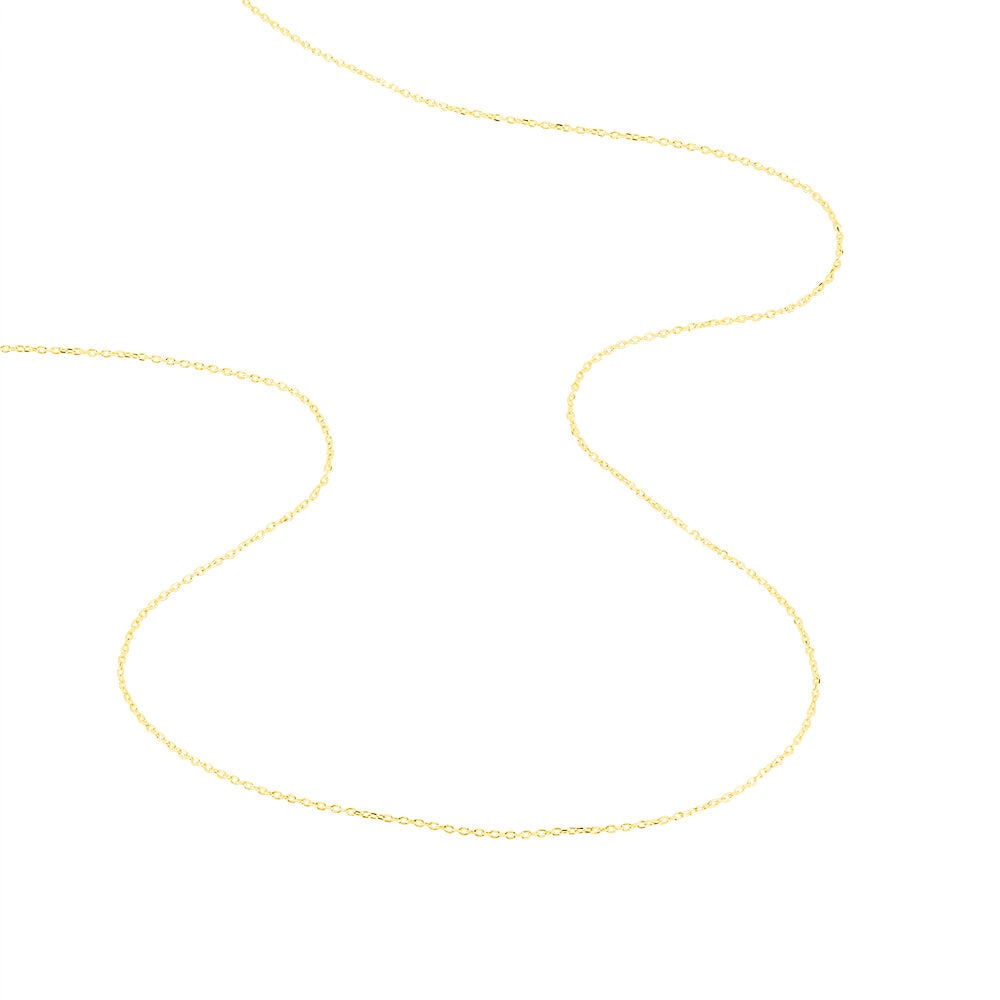 Chaîne Igoa Maille Forçat Diamantee Or Jaune - Chaines Femme | Marc Orian