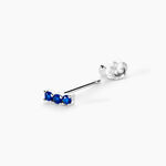 Boucles D'oreilles Puces Mai-ly Argent Blanc Spinelle - Puces Femme | Marc Orian