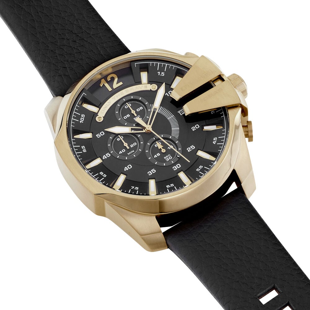 Montre Diesel Mega Chief Noir - Montres &eacute;tanches Homme | Marc Orian