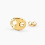 Boucles D'oreilles Puces Phebus Him Acier Dor&eacute; - Puces Homme | Marc Orian