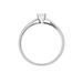 Bague Solitaire Veronika Or Blanc Diamant - Bagues Solitaire Femme | Marc Orian