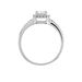 Bague Shanta Argent Blanc Oxyde De Zirconium - Solitaires Femme | Marc Orian