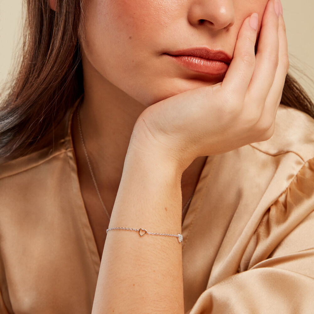 Bracelet Joia Or Jaune Oxyde De Zirconium - Fête des mères Femme | Marc Orian