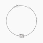 Bracelet Dodie Or Blanc Oxyde De Zirconium - Bracelets cha&icirc;nes Femme | Marc Orian