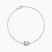 Bracelet Dodie Or Blanc Oxyde De Zirconium - Bracelets chaînes Femme | Marc Orian