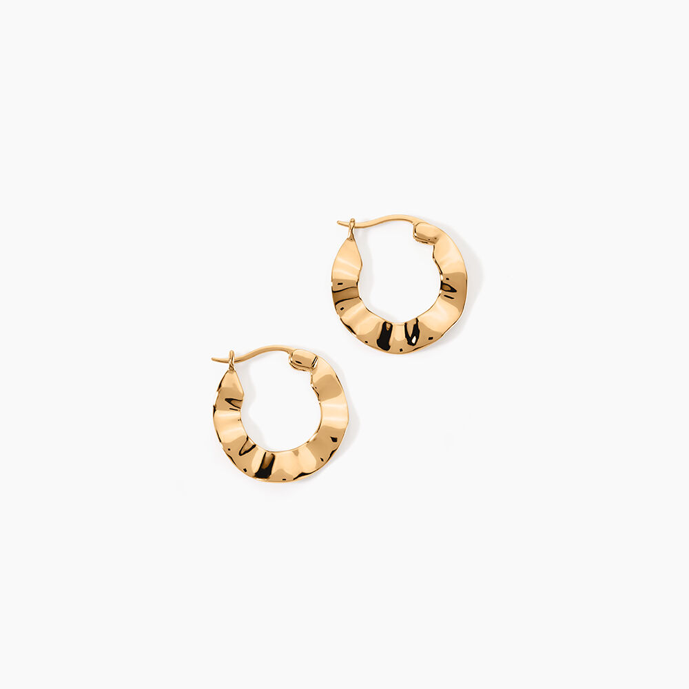 Cr&eacute;oles Keara Plaqu&eacute; Or Jaune - Cr&eacute;oles Femme | Marc Orian