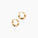 Cr&eacute;oles Keara Plaqu&eacute; Or Jaune - Cr&eacute;oles Femme | Marc Orian