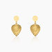 Boucles D'oreilles Pendantes Hyacinth Acier Jaune - Pendantes Femme | Marc Orian
