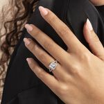 Bague Solitaire Wilona Argent Blanc Oxyde De Zirconium - Bijoux fantaisie Femme | Marc Orian