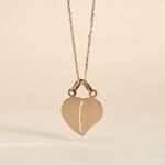 Pendentif Eudocie Or Rose - Bijoux personnalis&eacute;s Famille | Marc Orian