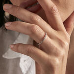 Alliance Vijay Or Blanc Diamant - Alliances avec pierres Femme | Marc Orian