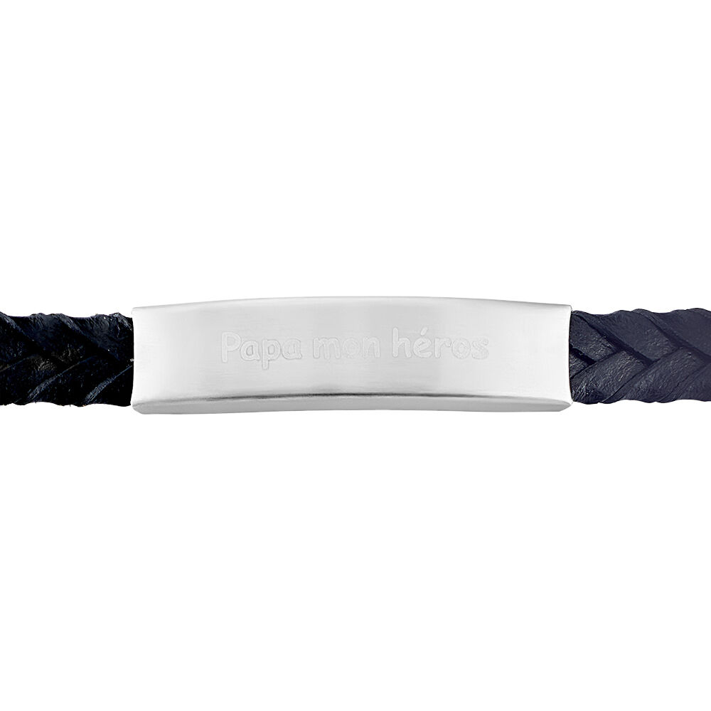 Bracelet Acier Blanc Oxanne - Bracelets cuir Homme | Marc Orian
