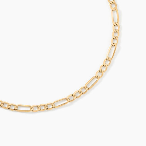 Collier Or Jaune Maille Alternée 1/3 - Chaines Homme | Marc Orian