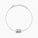Bracelet Edna Argent Blanc Oxyde De Zirconium - Bracelets fantaisie Femme | Marc Orian