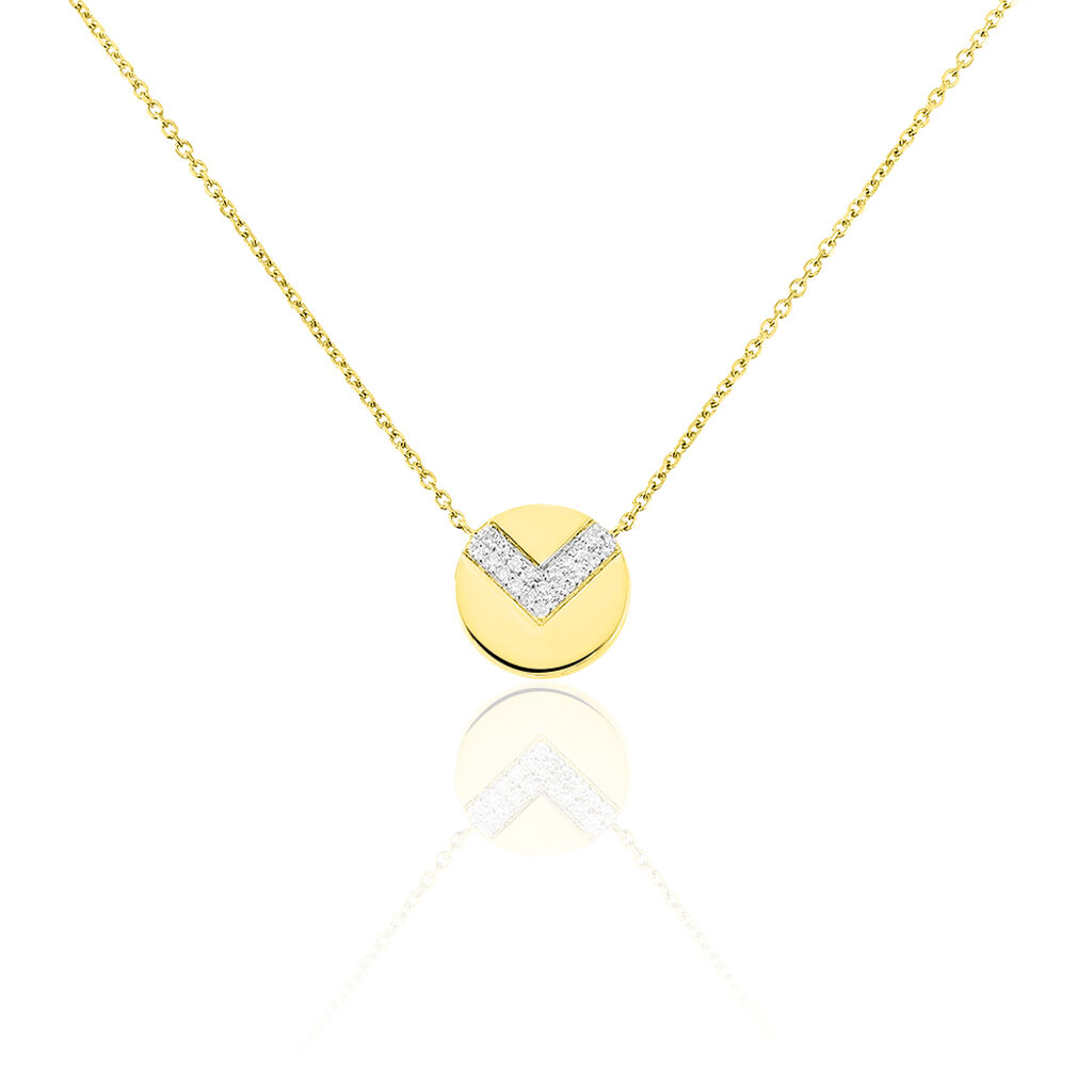 Collier Ruby Or Jaune Diamant - Colliers avec pierres Femme | Marc Orian