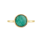 Bague Plaqu&eacute; Or Neassa Amazonite - Bijoux fantaisie Femme | Marc Orian