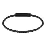 Bracelet Boss Ares Air Cuir De Veau Noir - Bracelets cuir Homme | Marc Orian