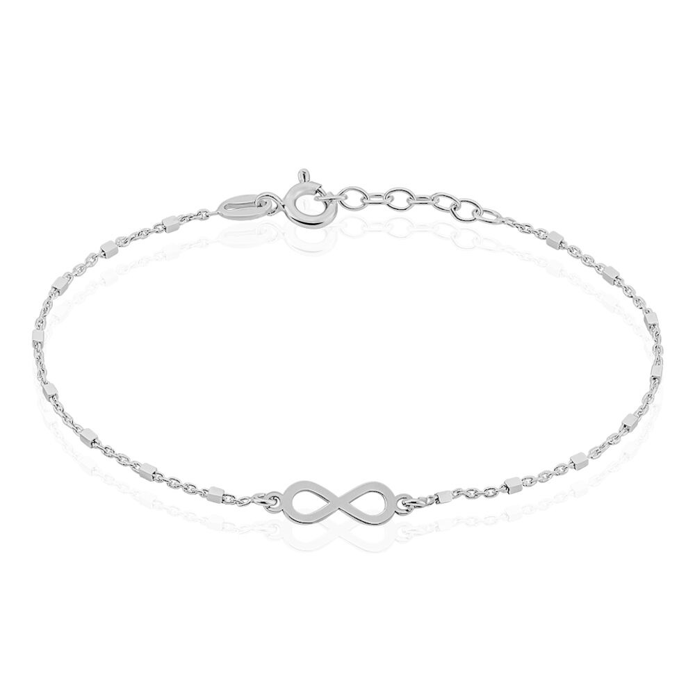 Bracelet Zelee Argent Blanc - Bracelets chaînes Femme | Marc Orian
