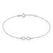 Bracelet Zelee Argent Blanc - Bracelets chaînes Femme | Marc Orian