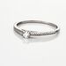 Bague Solitaire Alexandra Or Blanc Diamant - Solitaires Femme | Marc Orian