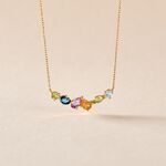 Collier Hortense Or Jaune Topaze P&eacute;ridot Am&eacute;thyste - Colliers avec pierres Femme | Marc Orian