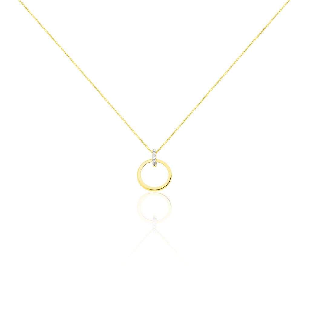 Collier Or Jaune Melissande Diamants - Colliers avec pierres Femme | Marc Orian