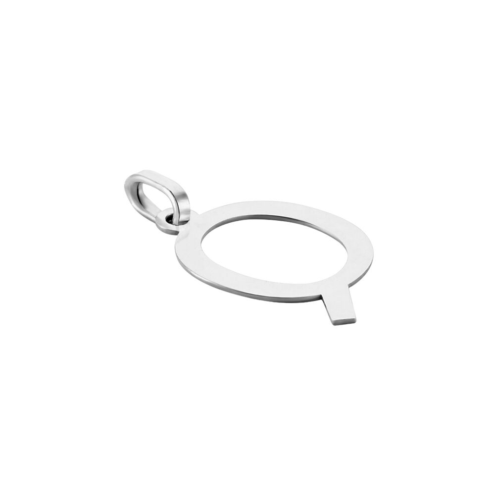 Pendentif Ionia Lettre Or Blanc - Pendentifs Famille | Marc Orian