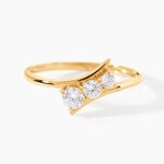 Bague Budur Or Jaune Oxyde De Zirconium - Solitaires Femme | Marc Orian