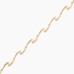 Bracelet Ayda Plaqu&eacute; Or Jaune Oxyde De Zirconium - Bracelets cha&icirc;nes Femme | Marc Orian