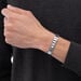 Bracelet Boss Candor Acier Blanc - Bracelets chaînes Homme | Marc Orian