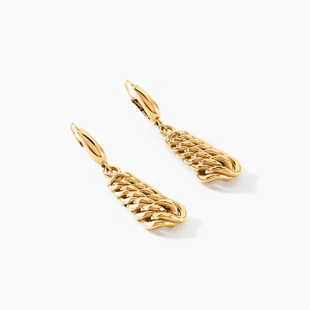 Boucles D'oreilles Pendantes Jimmy Or Jaune - Pendantes Femme | Marc Orian