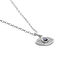 Collier Josue Argent Blanc Oxyde De Zirconium
