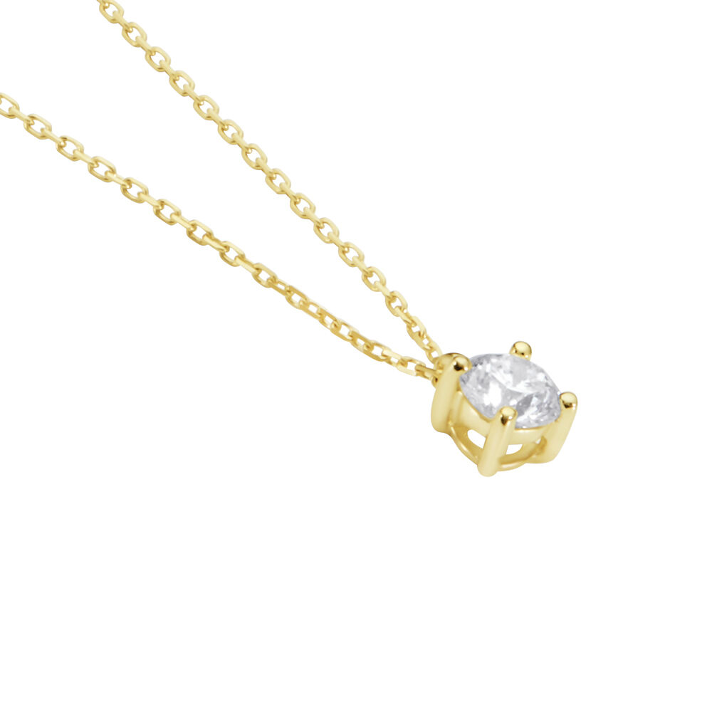 Collier Elfa Or Jaune Diamant - Colliers avec pierres Femme | Marc Orian