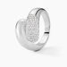 Bague Josyne Argent Blanc Oxyde De Zirconium - Bagues avec pierre Femme | Marc Orian