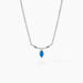 Collier Cyane Argent Blanc Turquoise - Colliers avec pierres Femme | Marc Orian