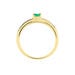 Bague Carlton Or Jaune Emeraude Diamant - Bagues vintage Femme | Marc Orian