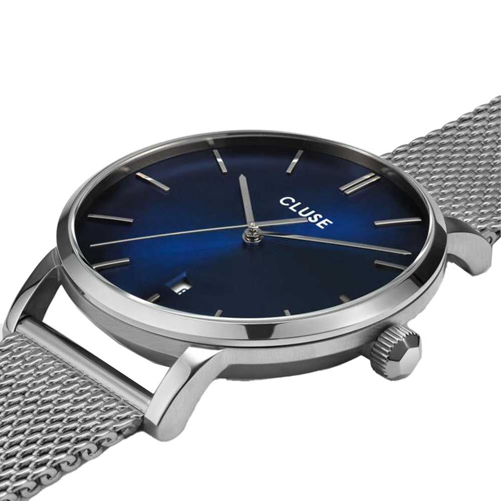 Coffret Montre Cluse Aravis Bleu Fumé - Montres étanches Homme | Marc Orian