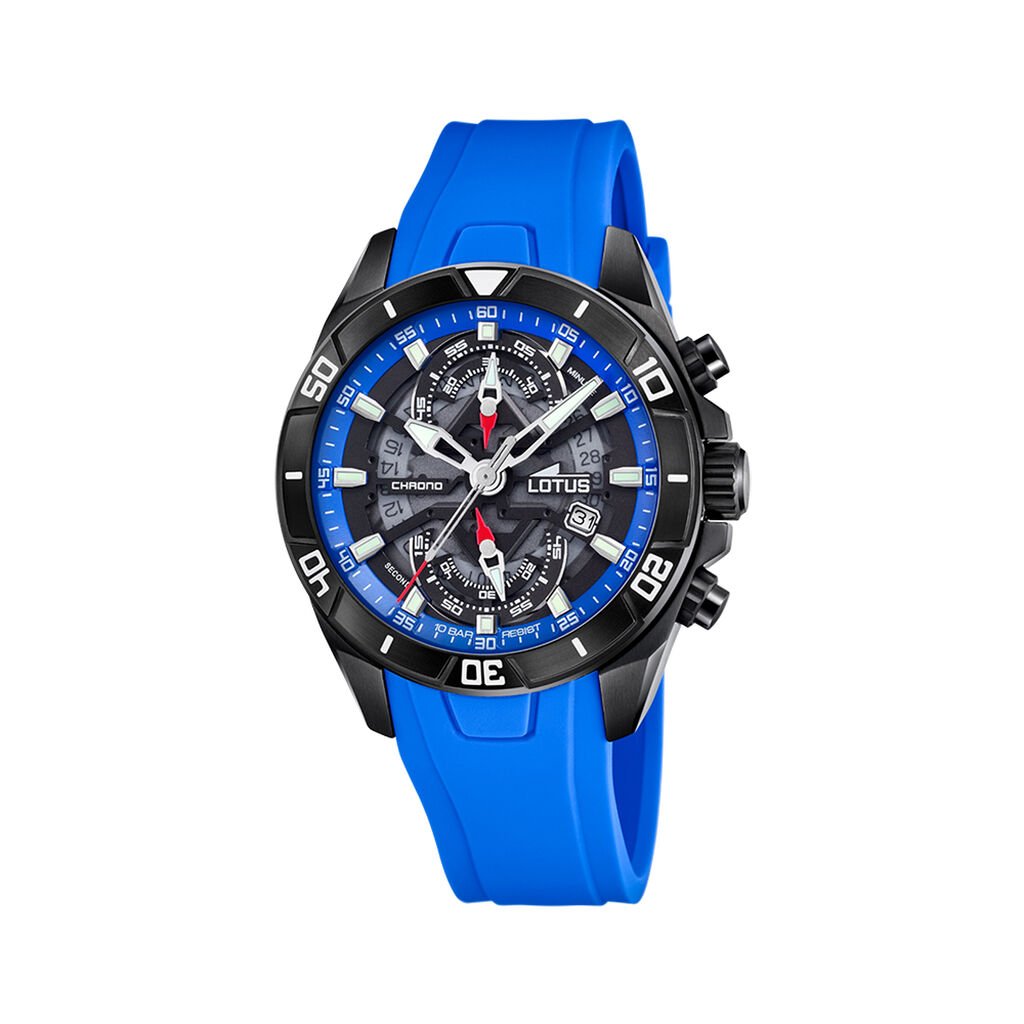 Montre Lotus Vortex Noir - Montres &eacute;tanches Homme | Marc Orian