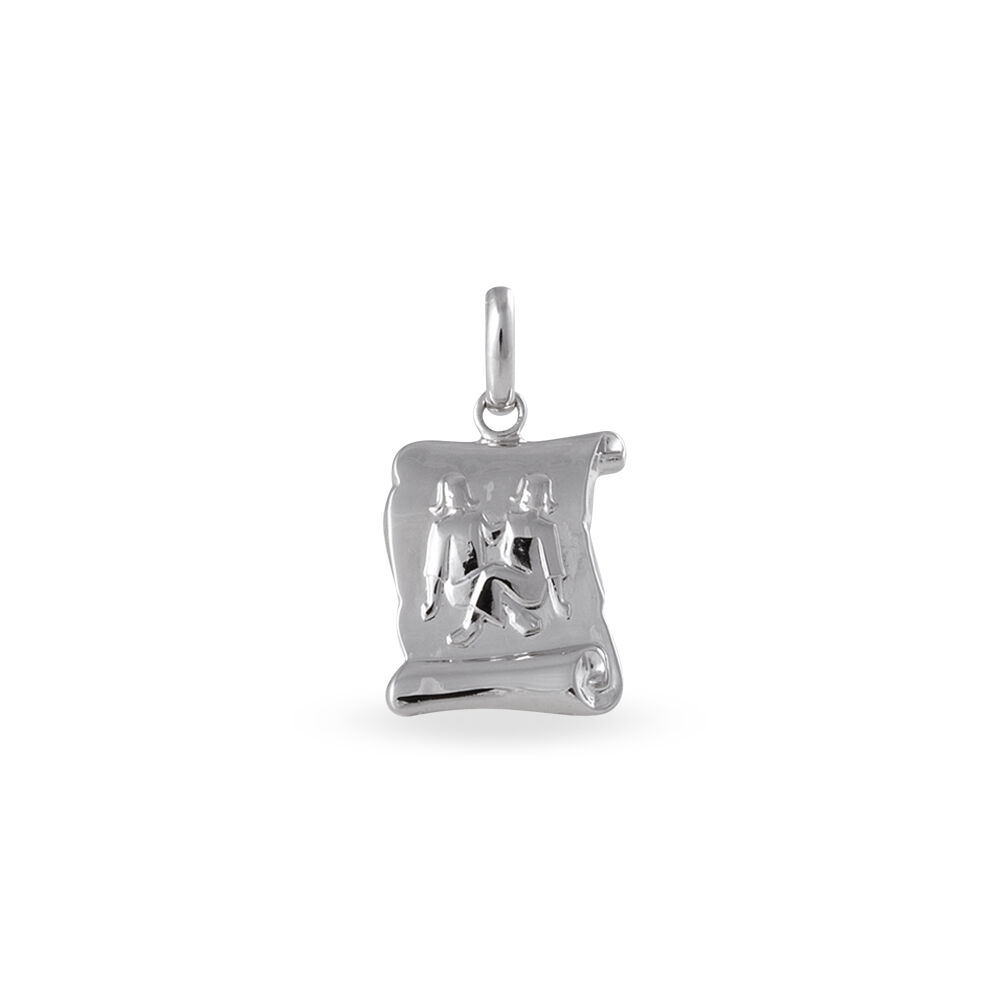 Pendentif Omayra Argent Blanc - Bijoux personnalis&eacute;s Famille | Marc Orian