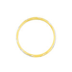 Alliance Strie Fantaisie Demi Jonc Classique Or Bicolore - Alliances duo Unisex | Marc Orian