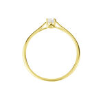 Bague Solitaire Or Jaune Solenia Diamant - Parures de mariage Femme | Marc Orian