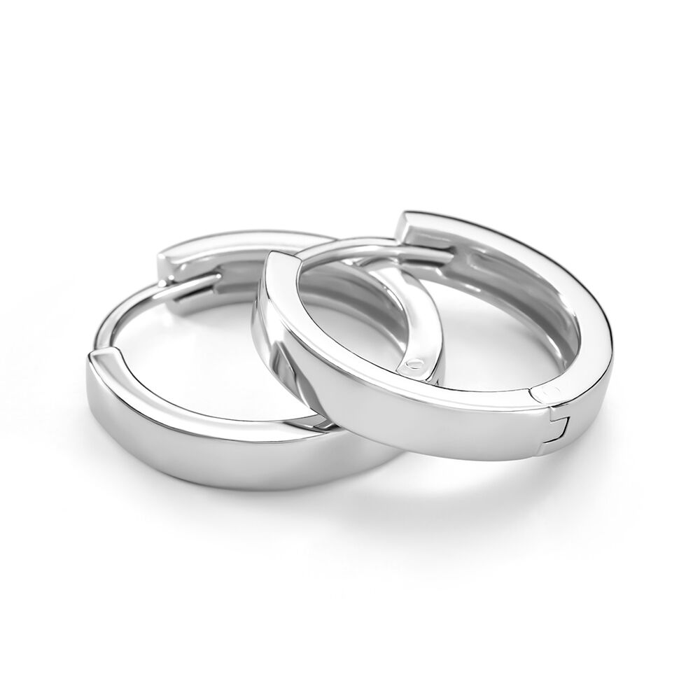 Cr&eacute;oles Eleaonora Argent Blanc - Cr&eacute;oles Femme | Marc Orian